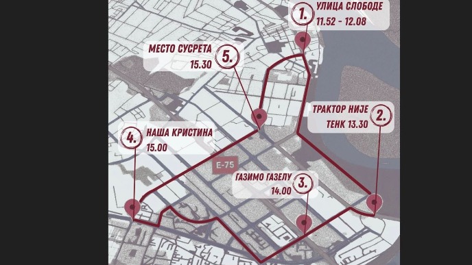 Protestne šetnje u Beogradu